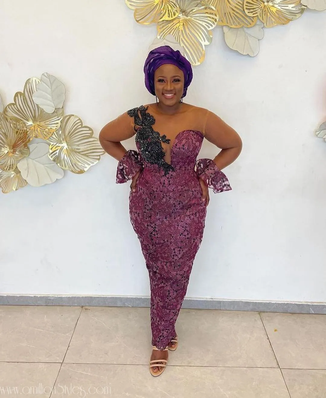 Exquisite Nigerian Lace Asoebi Styles-Volume 42