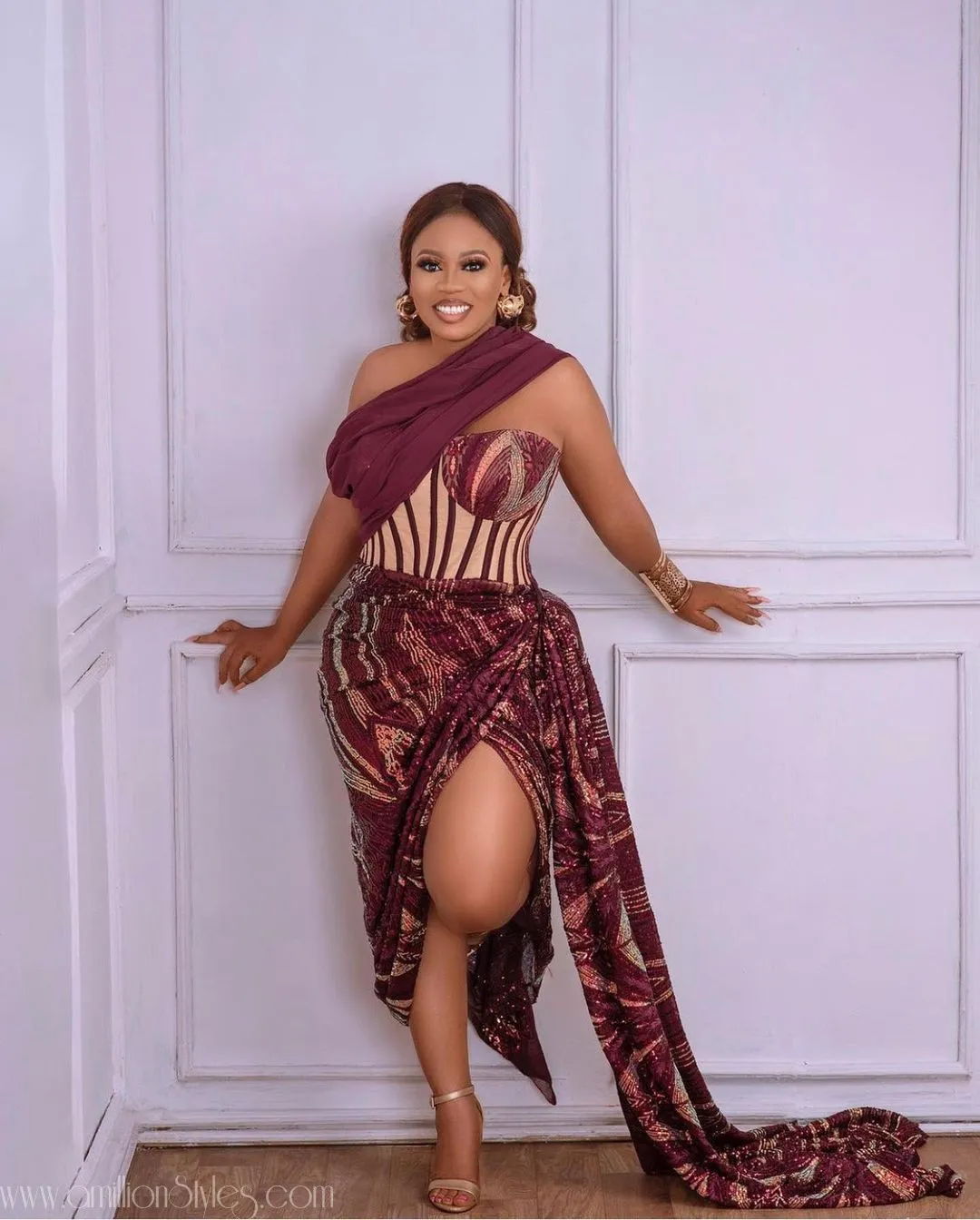 Exquisite Nigerian Lace Asoebi Styles-Volume 42