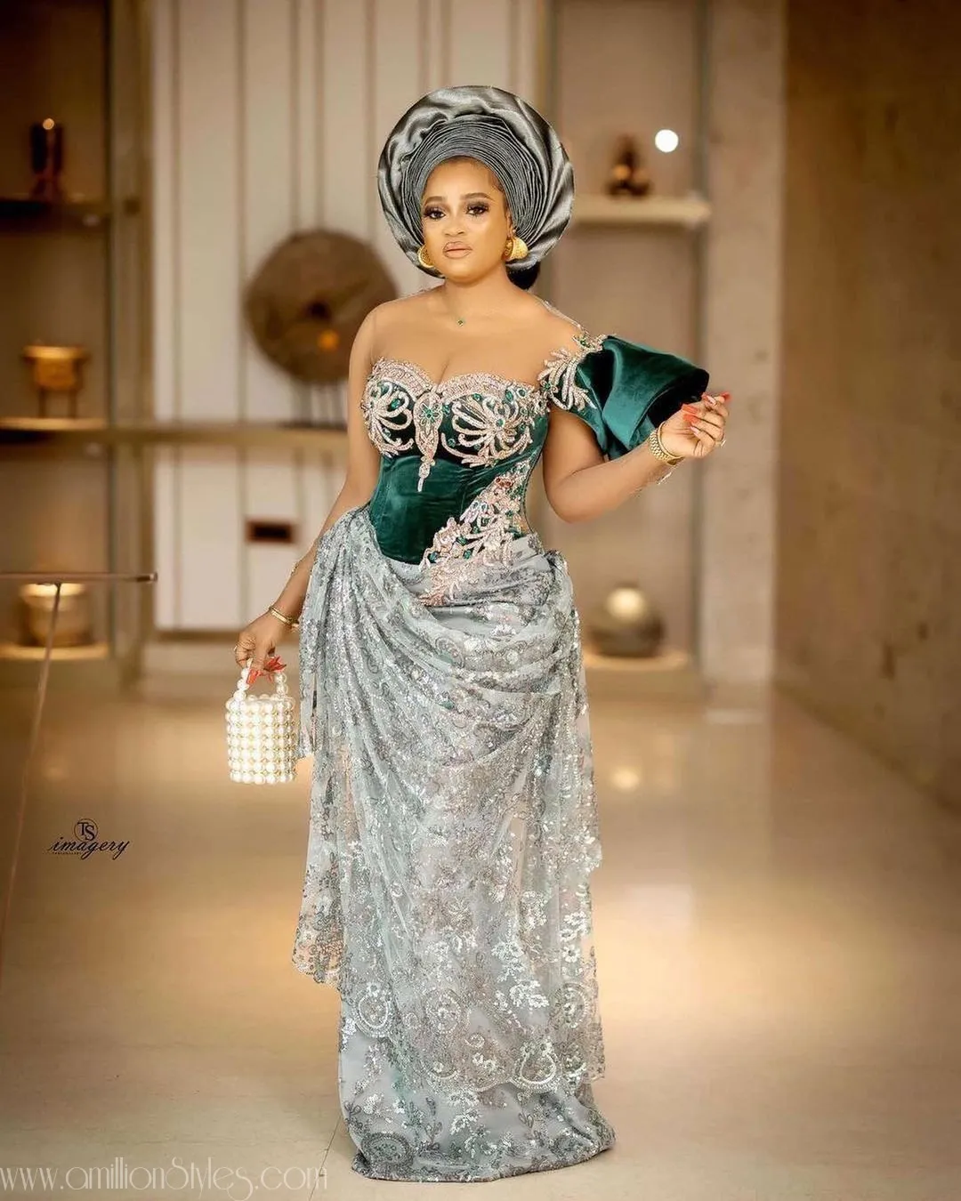 Exquisite Nigerian Lace Asoebi Styles-Volume 40