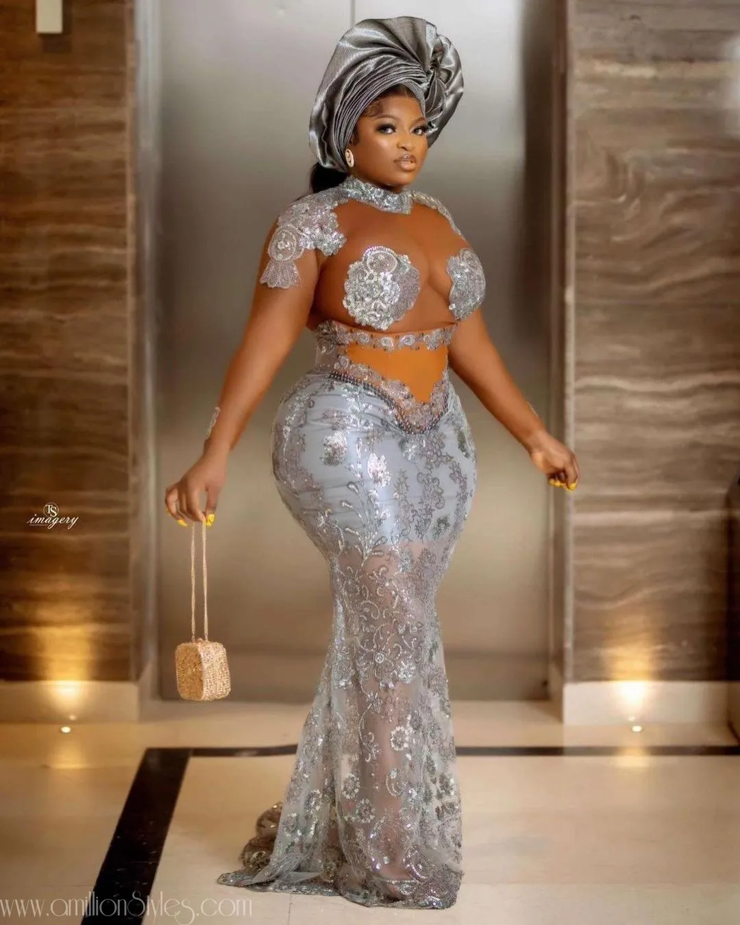 Exquisite Nigerian Lace Asoebi Styles-Volume 40