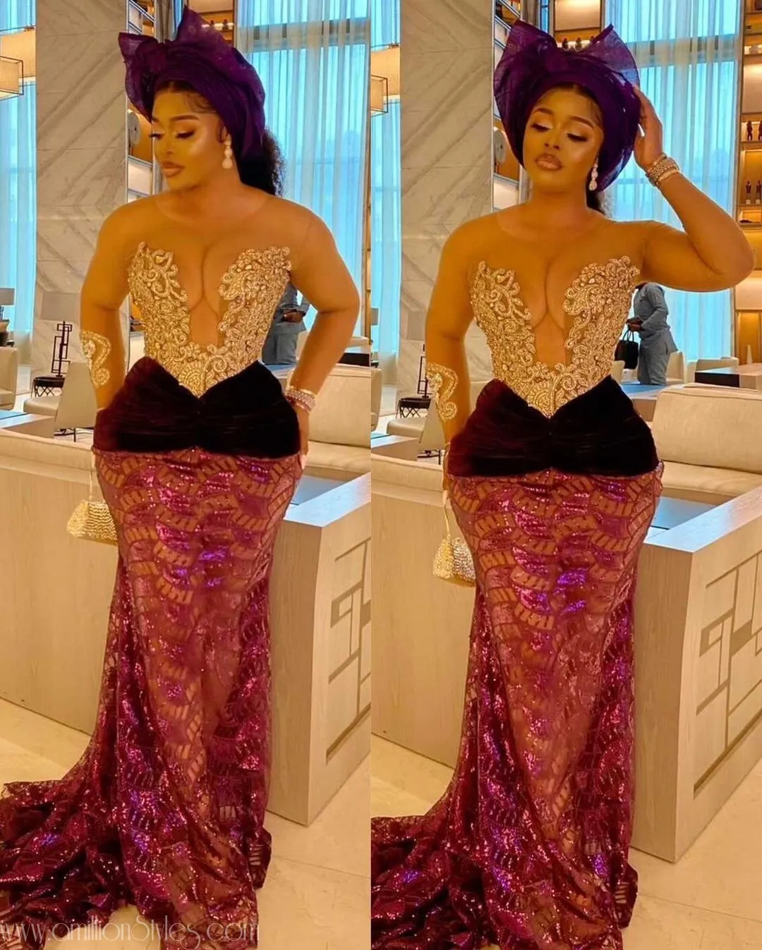 Exquisite Nigerian Lace Asoebi Styles-Volume 40