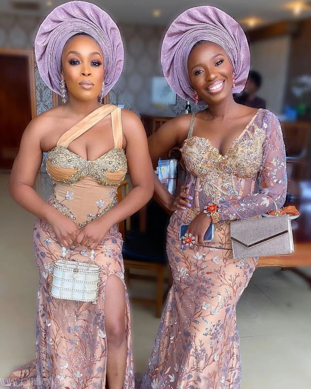 Exquisite Nigerian Lace Asoebi Styles-Volume 40