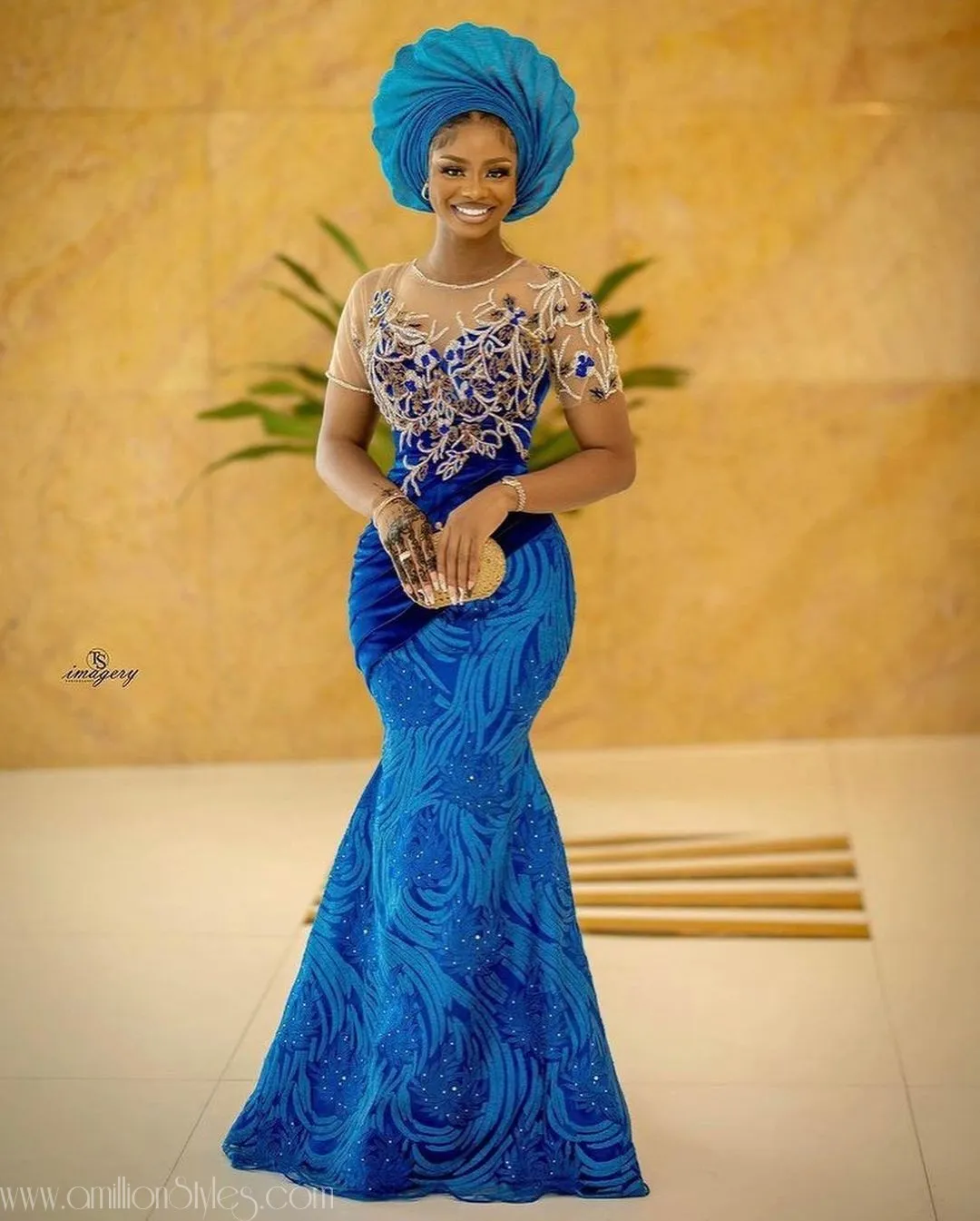 Exquisite Nigerian Lace Asoebi Styles-Volume 42