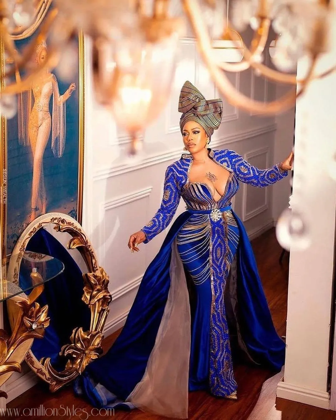 Exquisite Nigerian Lace Asoebi Styles-Volume 42