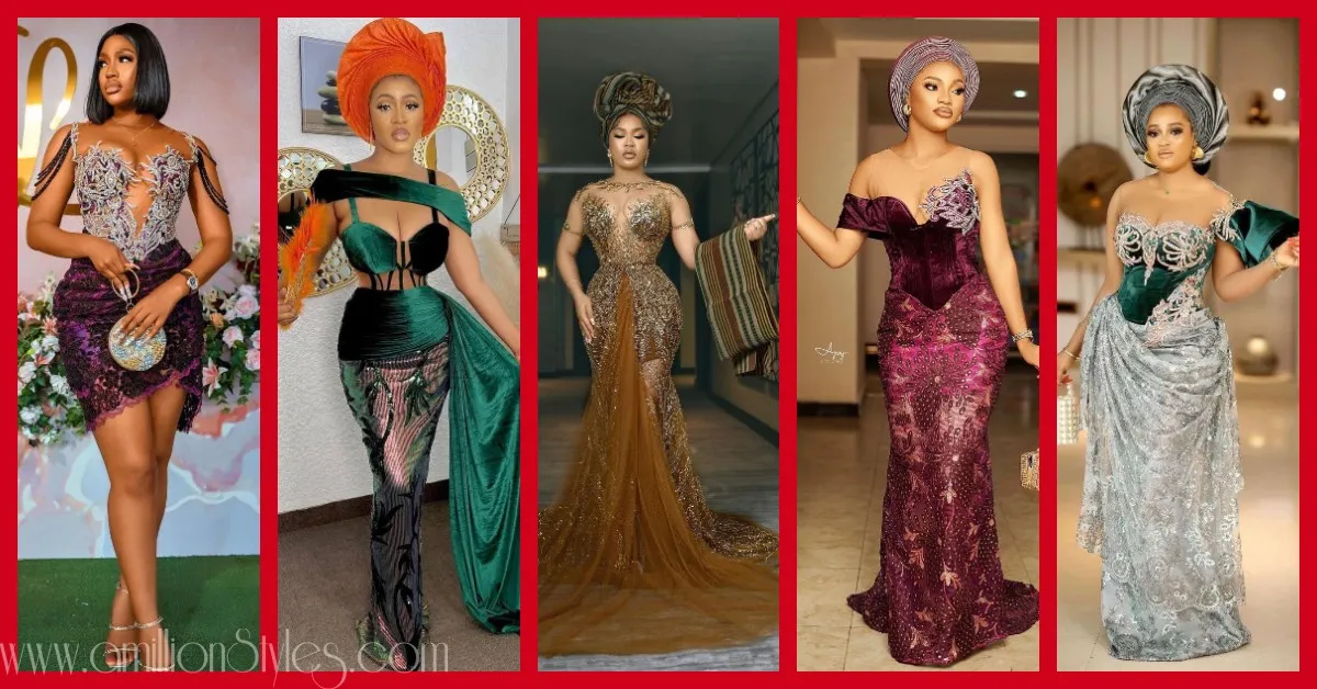 Exquisite Nigerian Lace Asoebi Styles-Volume 40