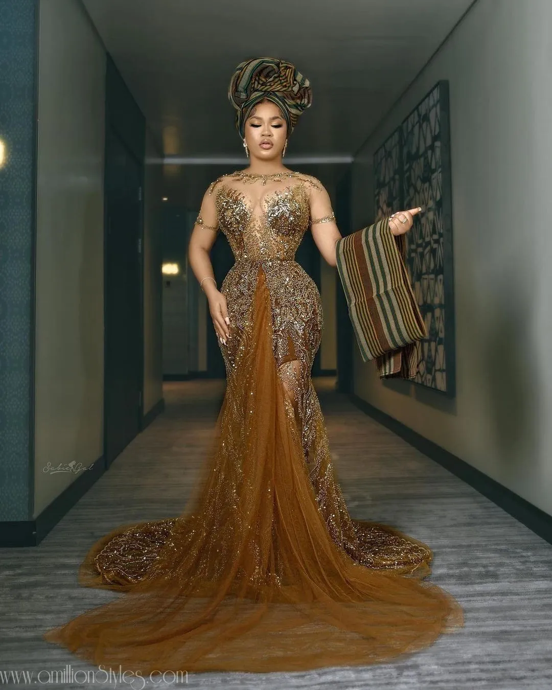 Exquisite Nigerian Lace Asoebi Styles-Volume 40