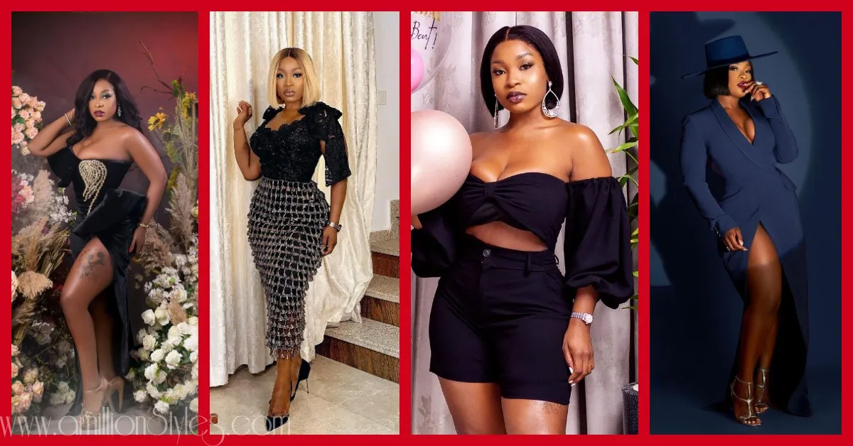 MUST SEE: Big Brother Naija's Jackie Bent In Black Outfits