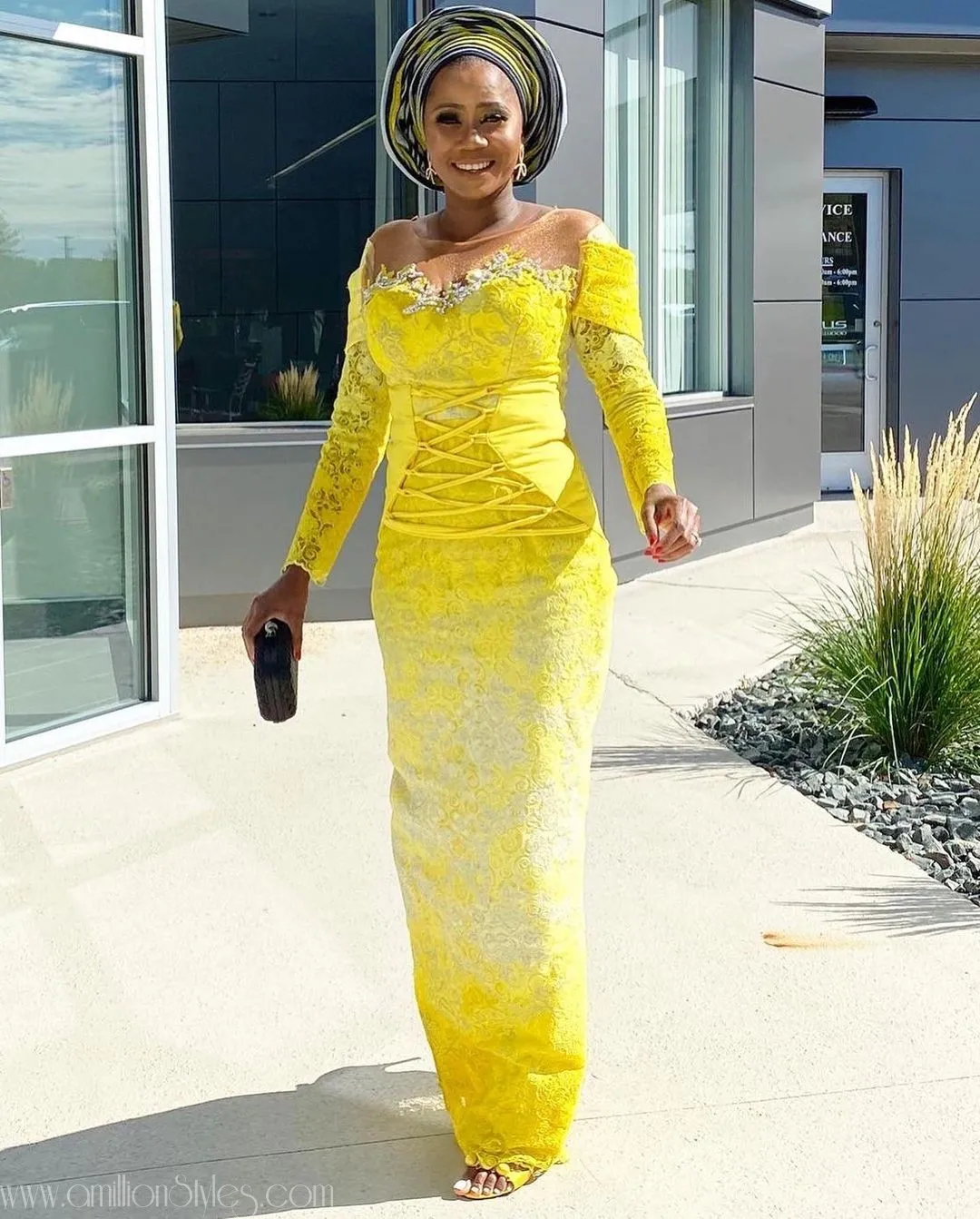 Exquisite Nigerian Lace Asoebi Styles-Volume 44