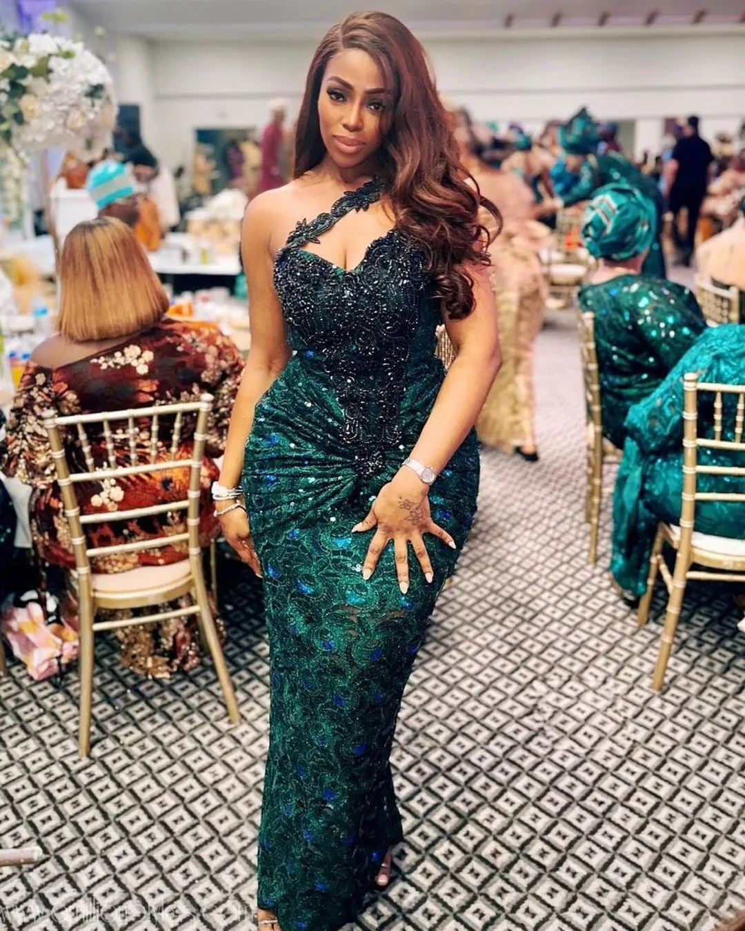 Exquisite Nigerian Lace Asoebi Styles-Volume 43