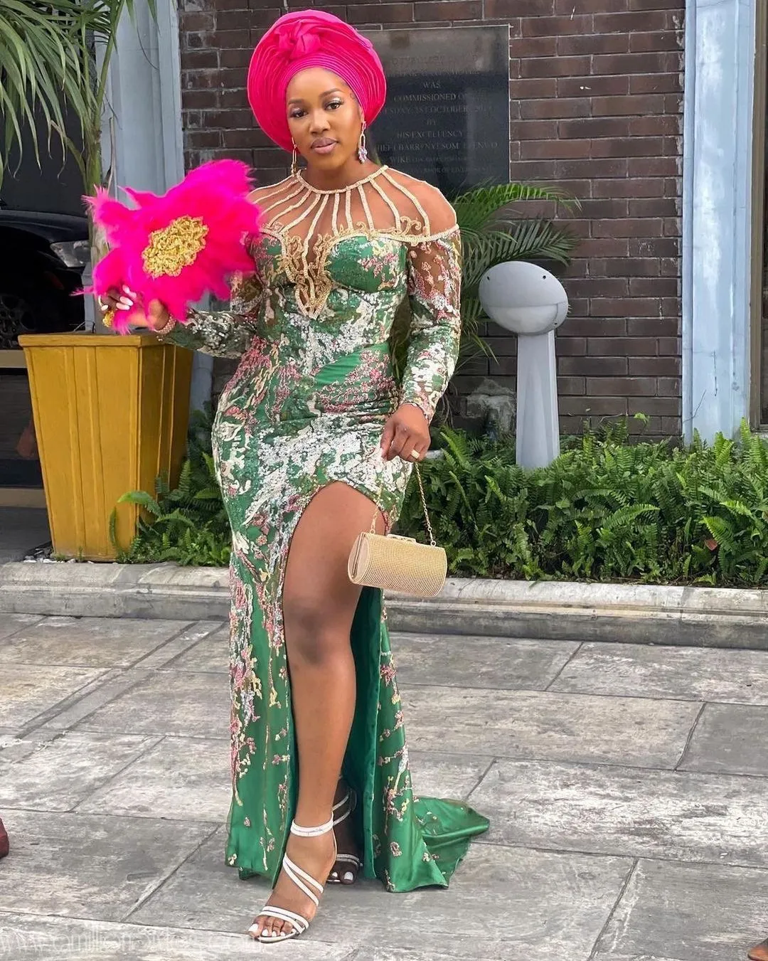 Exquisite Nigerian Lace Asoebi Styles-Volume 44