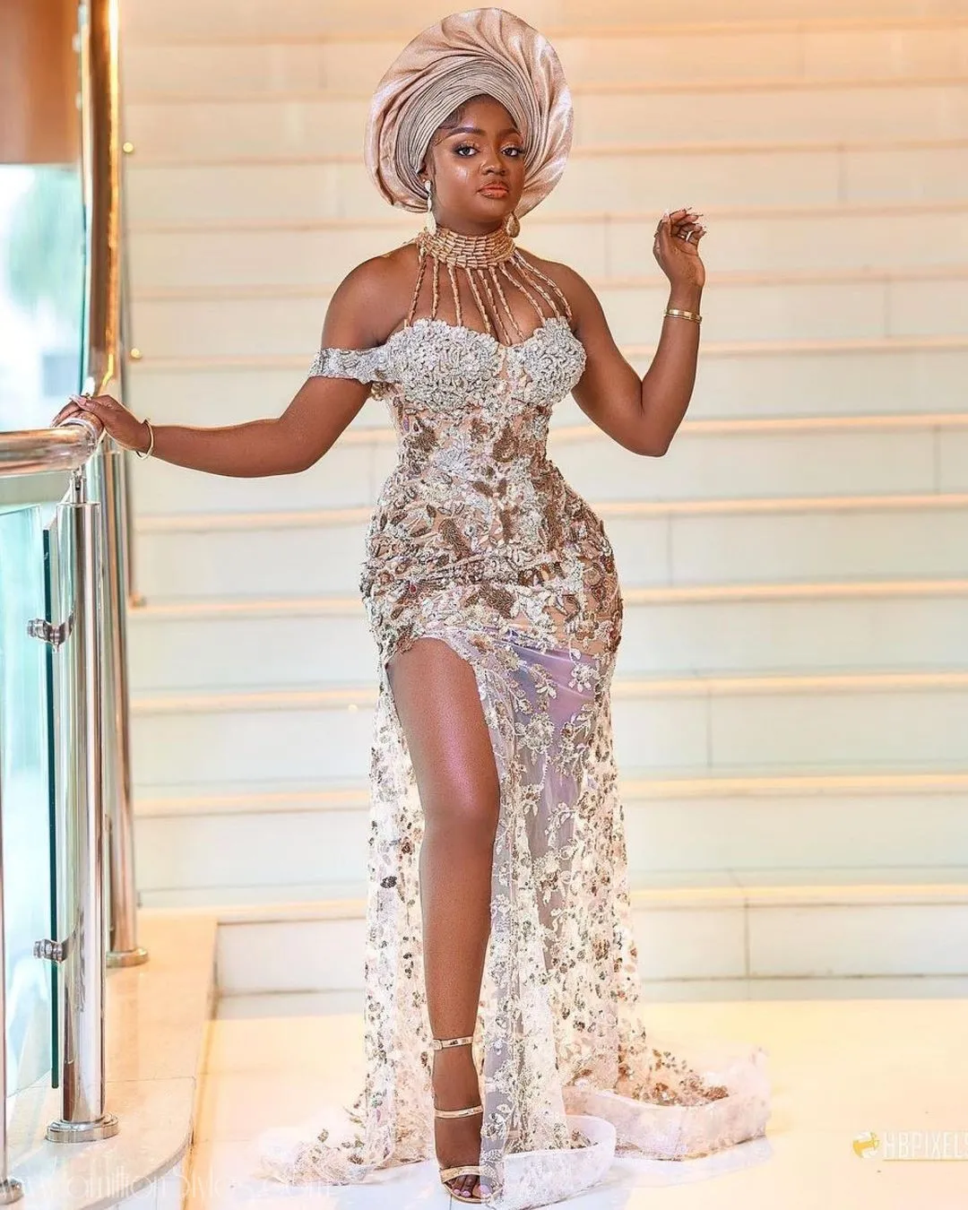 Exquisite Nigerian Lace Asoebi Styles-Volume 43