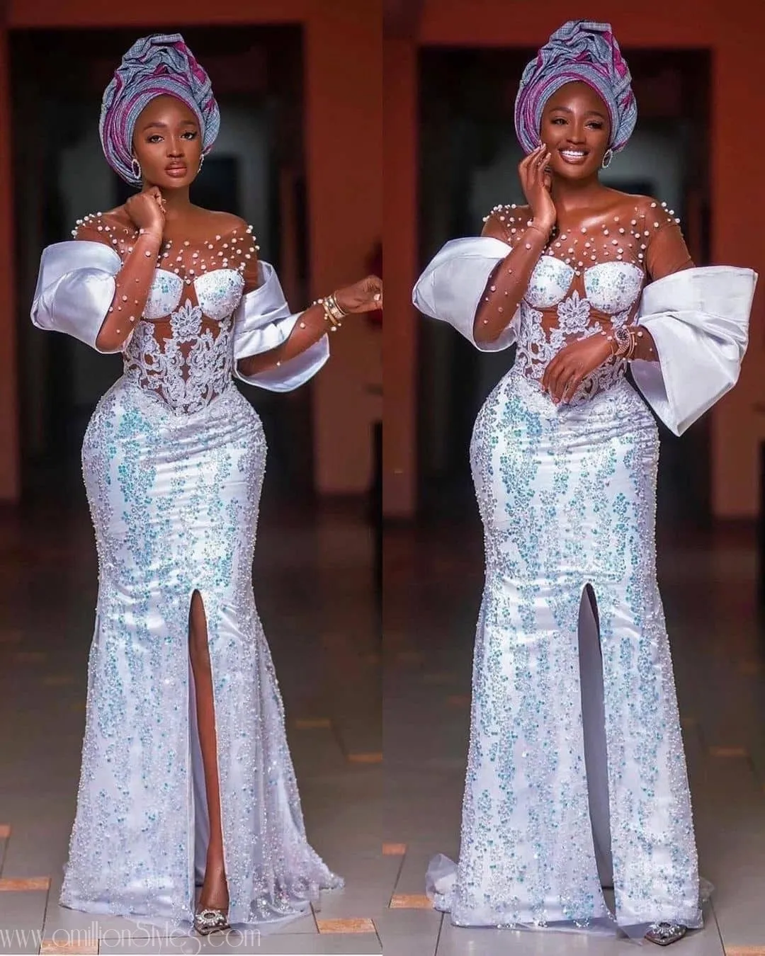 Exquisite Nigerian Lace Asoebi Styles-Volume 45