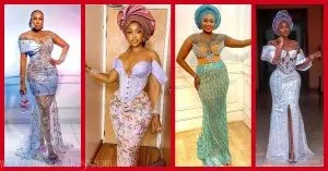 Exquisite Nigerian Lace Asoebi Styles-Volume 45