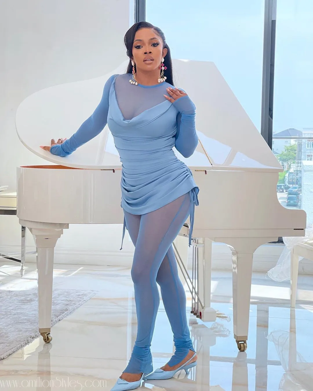 Who Wore It Better? Toke Makinwa Vs Saskay