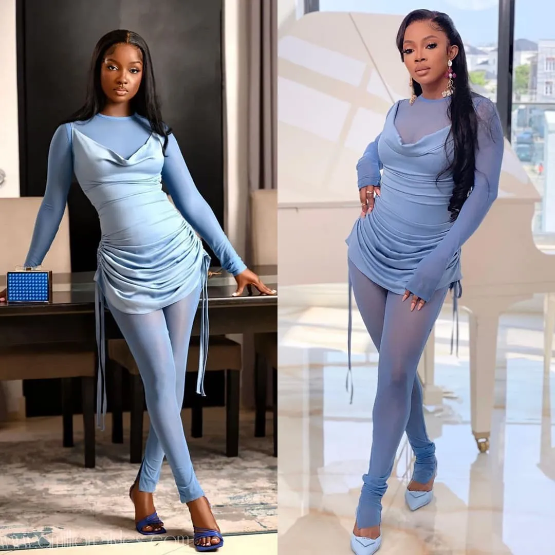 Who Wore It Better? Toke Makinwa Vs Saskay