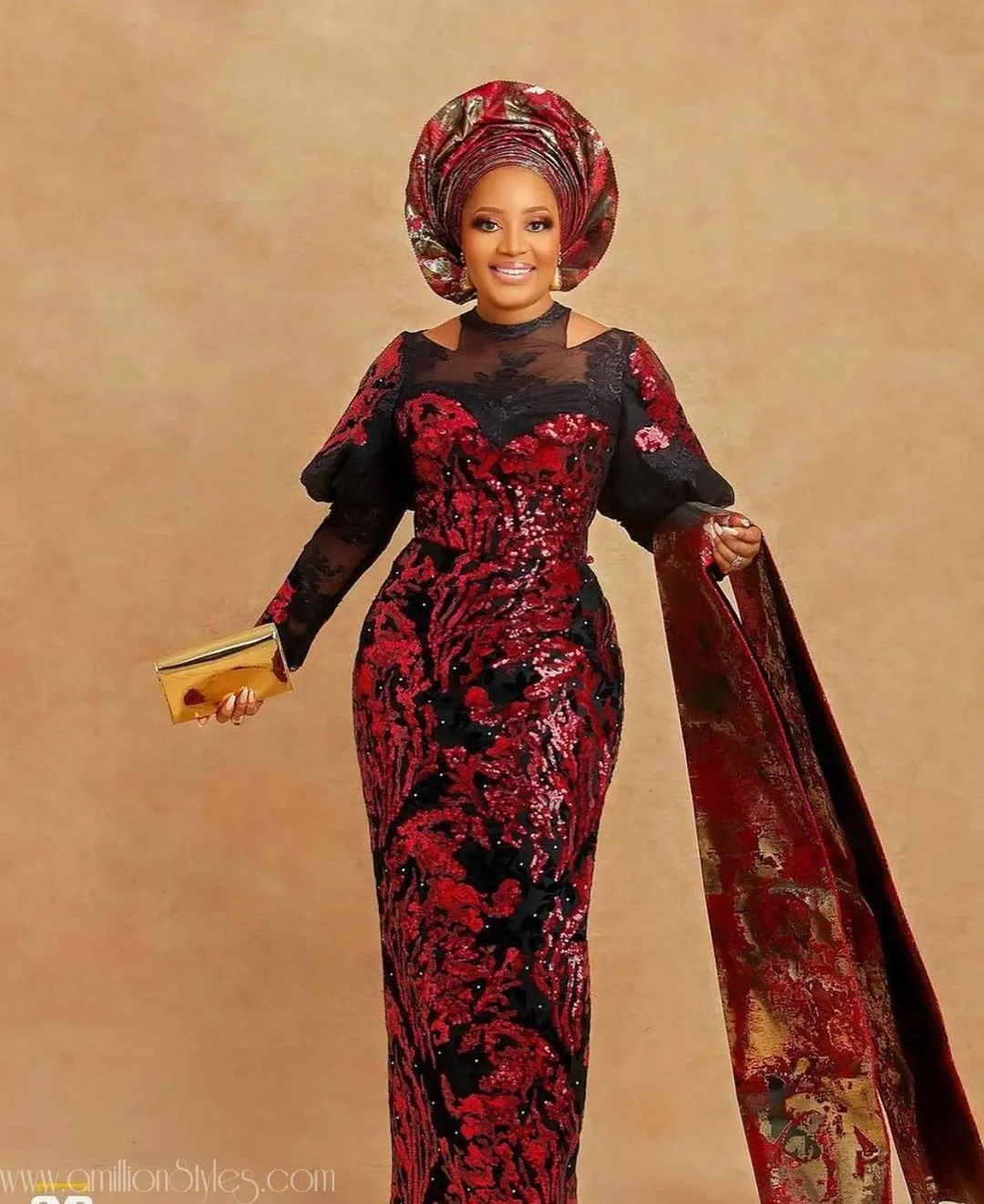 Exquisite Nigerian Lace Asoebi Styles-Volume 47