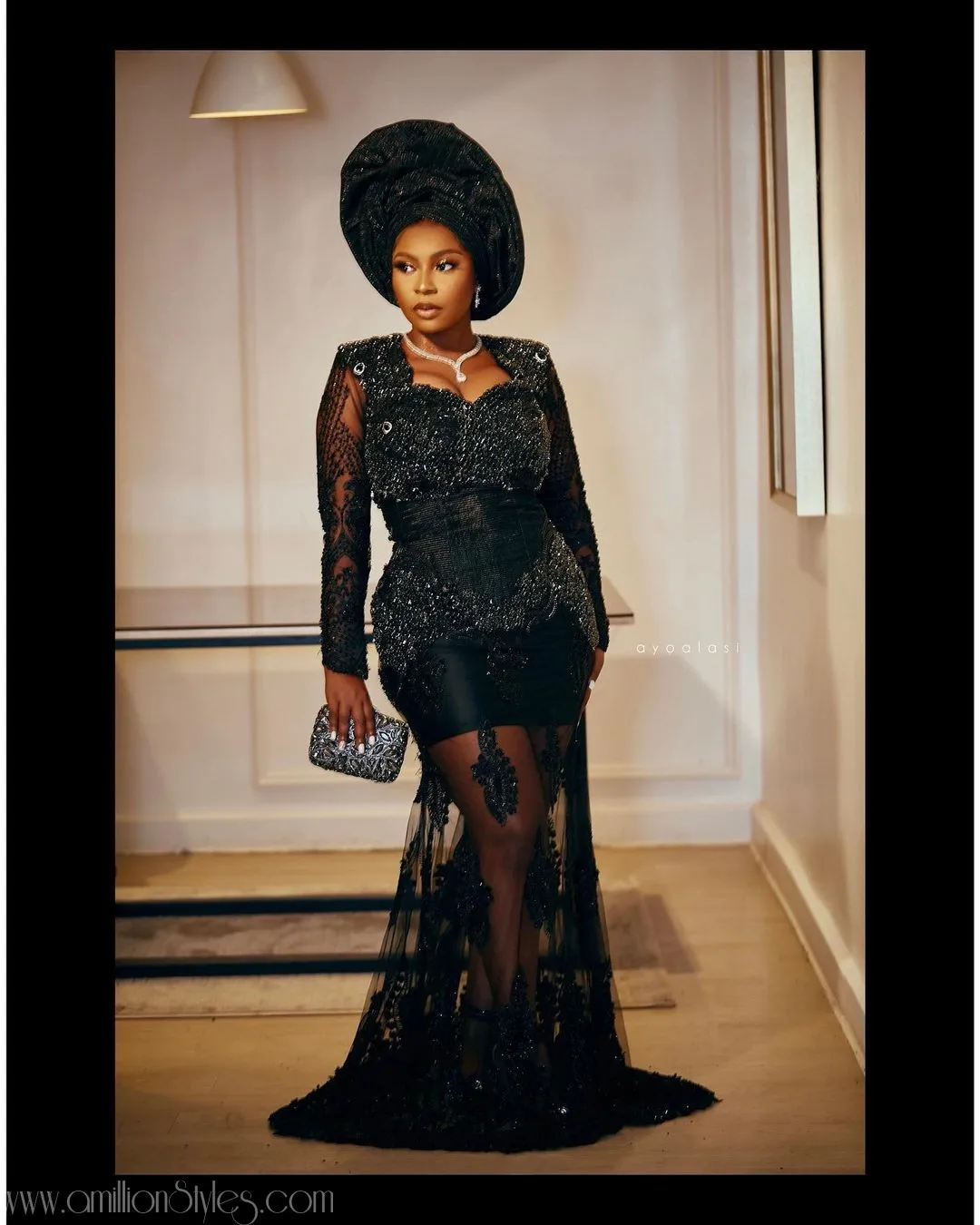 Exquisite Nigerian Lace Asoebi Styles-Volume 47
