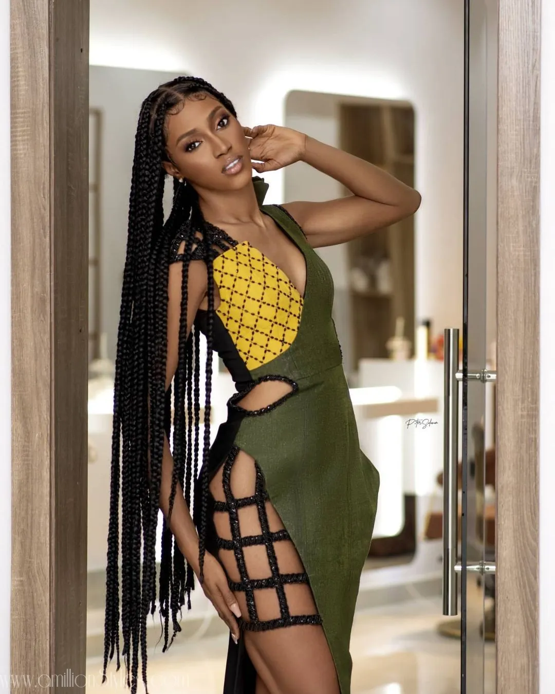Maristella Okpala Stuns In This DNA By Iconicinvanity Dress