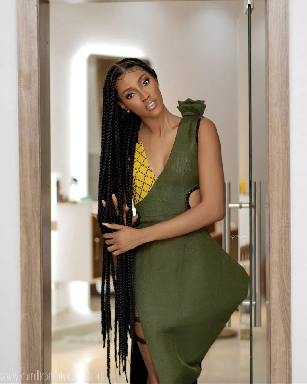 Maristella Okpala Stuns In This DNA By Iconicinvanity Dress
