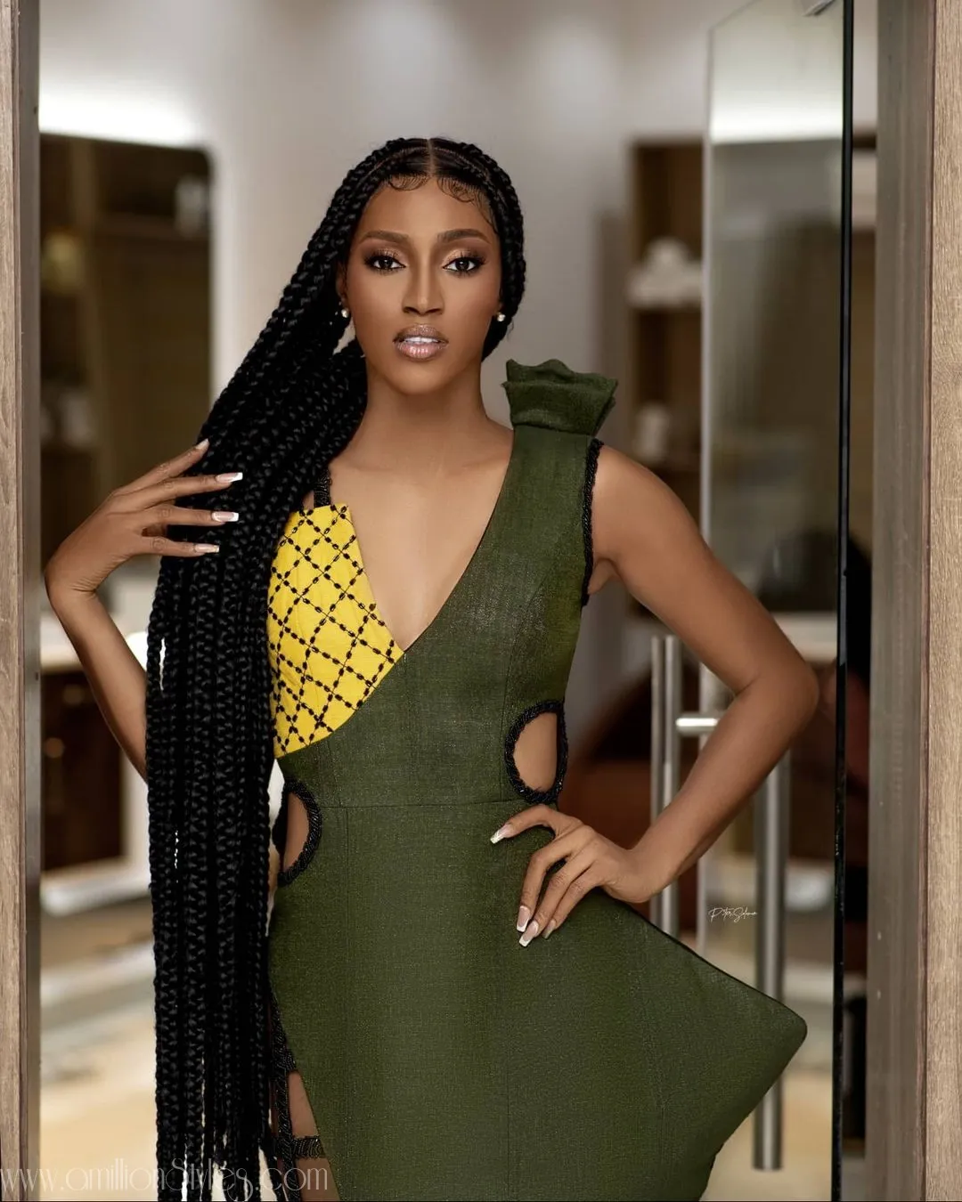 Maristella Okpala Stuns In This DNA By Iconicinvanity Dress