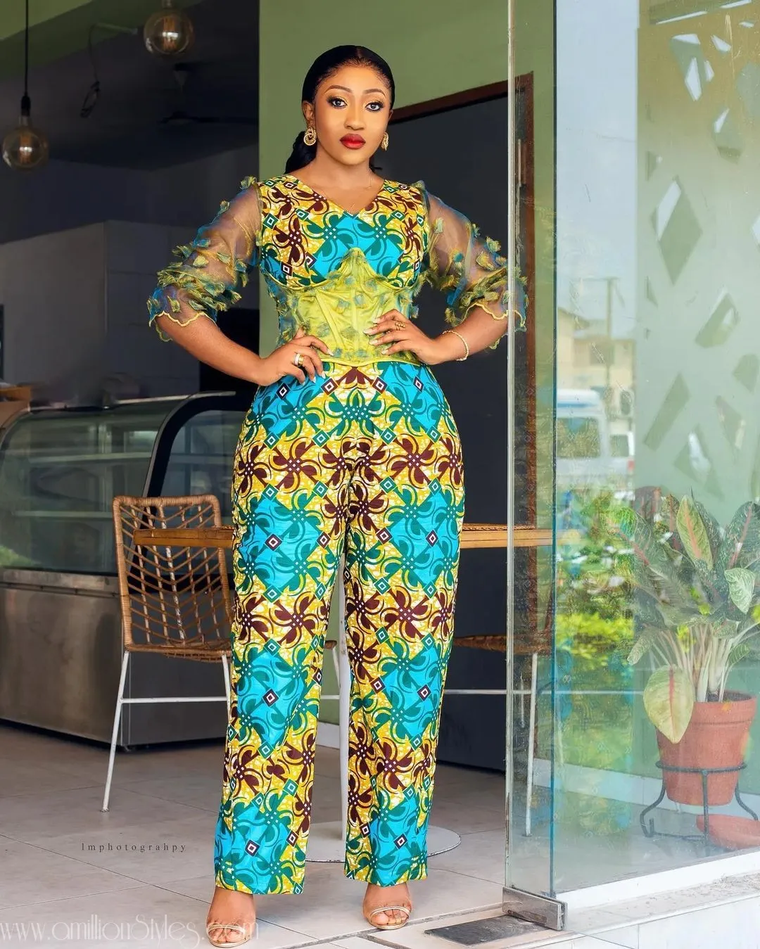 Here Are The 10 Latest Ankara And Lace Mix Styles