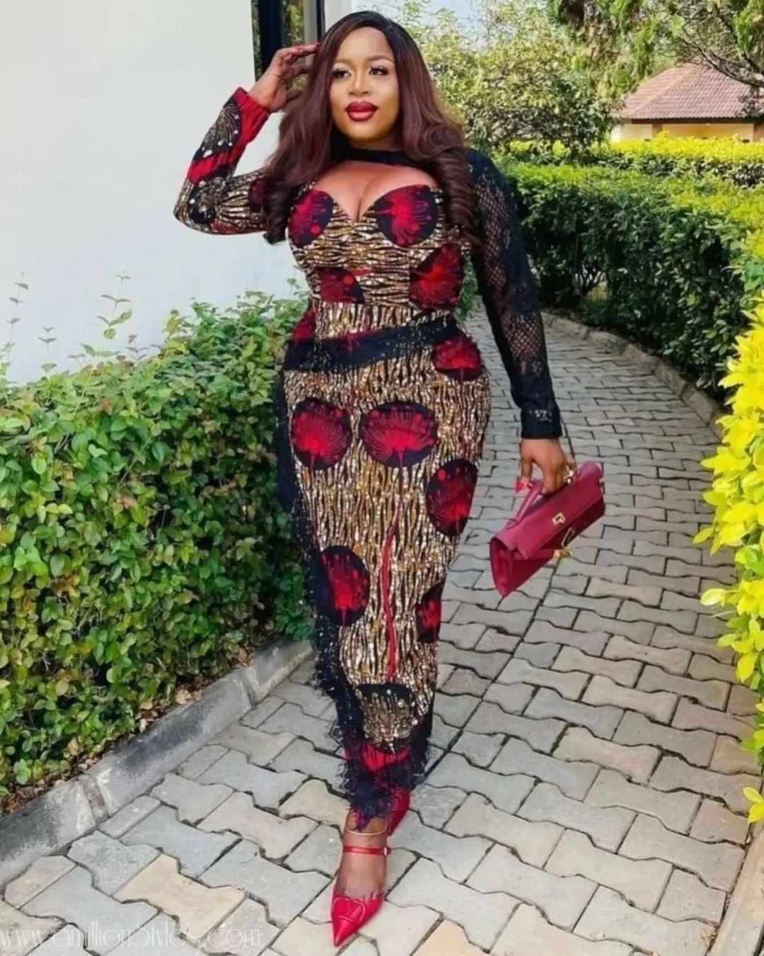 Here Are The 10 Latest Ankara And Lace Mix Styles
