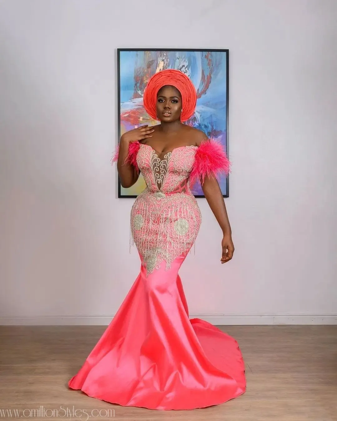 Exquisite Nigerian Lace Asoebi Styles-Volume 49