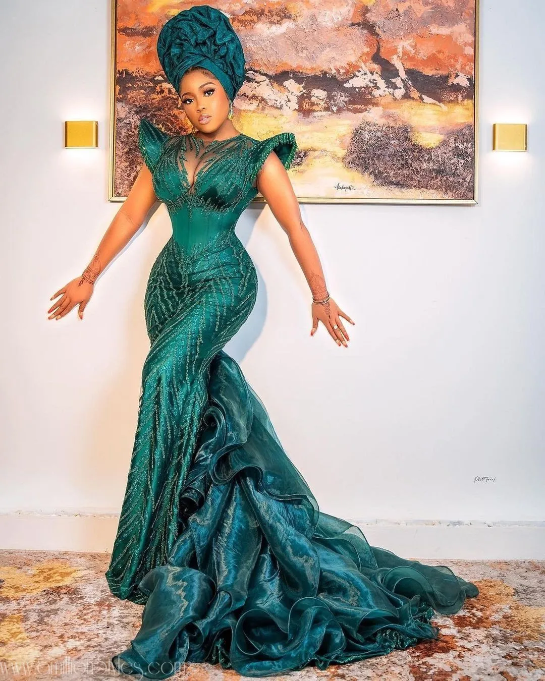 Exquisite Nigerian Lace Asoebi Styles-Volume 48