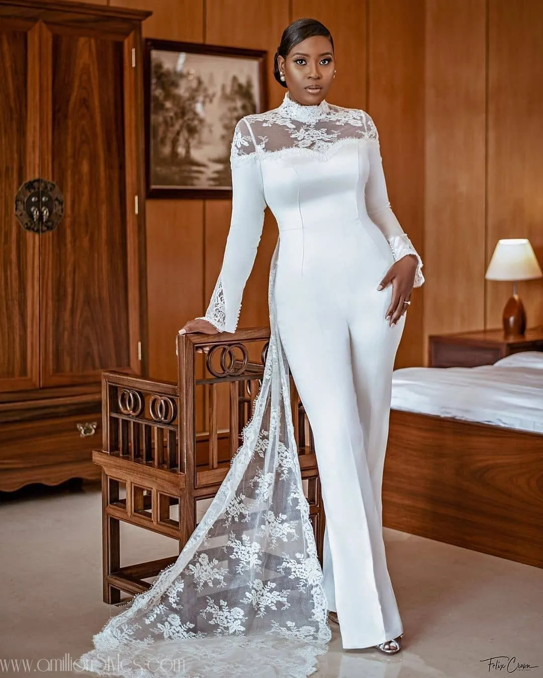 10 Litty Litty Lit Bridal Jumpsuit Styles