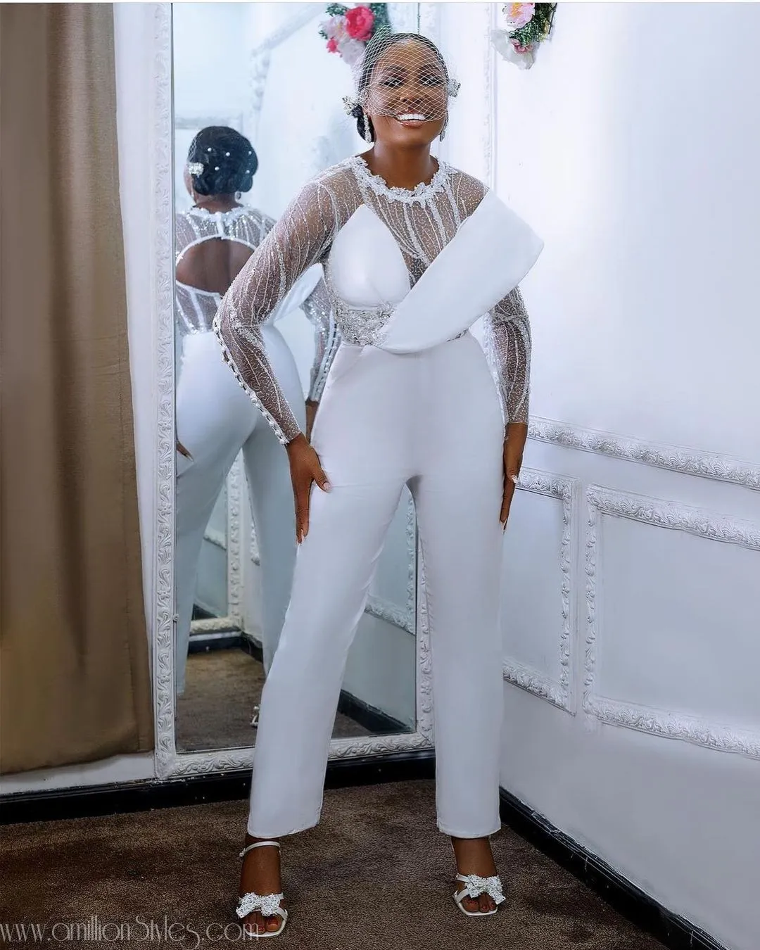 10 Litty Litty Lit Bridal Jumpsuit Styles