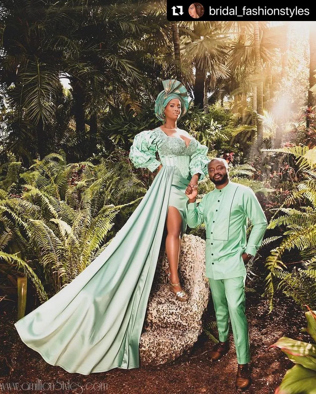 Seen A Corset With Train Asoebi Style Lately?