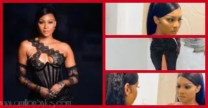 Osas Ighodaro Brought The Heat In This Black Tolu Bally Dress