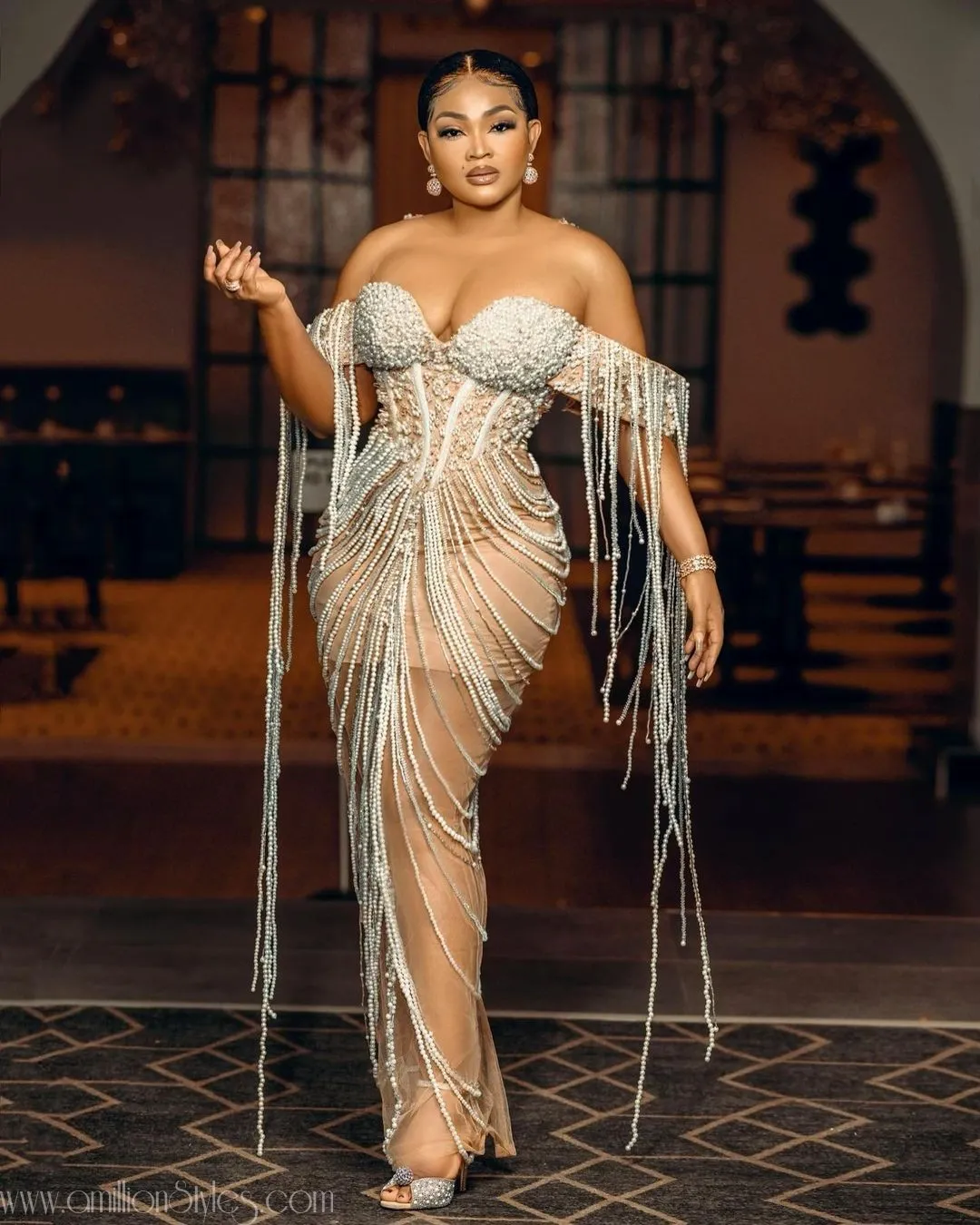 Stylish Queens Alert: Choose Between Mercy Aigbe And Laura Ikeji In Erica Moore Dress
