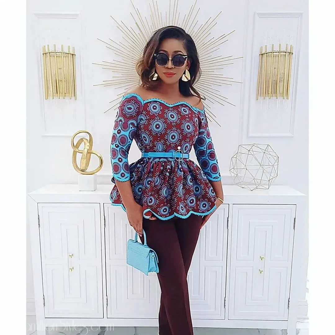 11 Beautiful Ankara Tops To Bless Your Morning