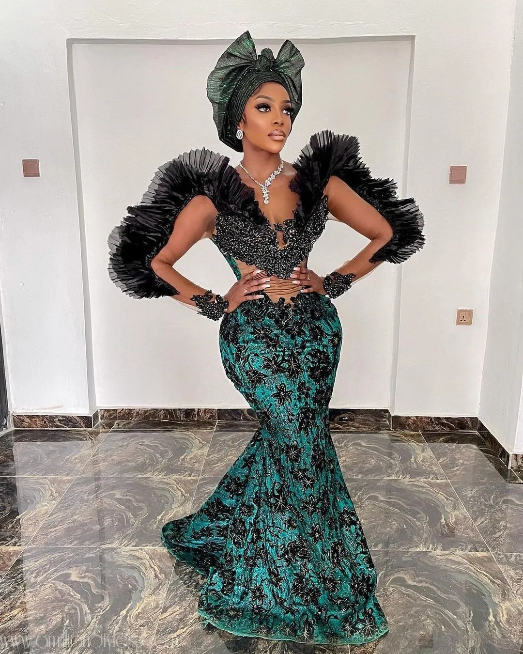 Exquisite Nigerian Lace Asoebi Styles- Volume 51