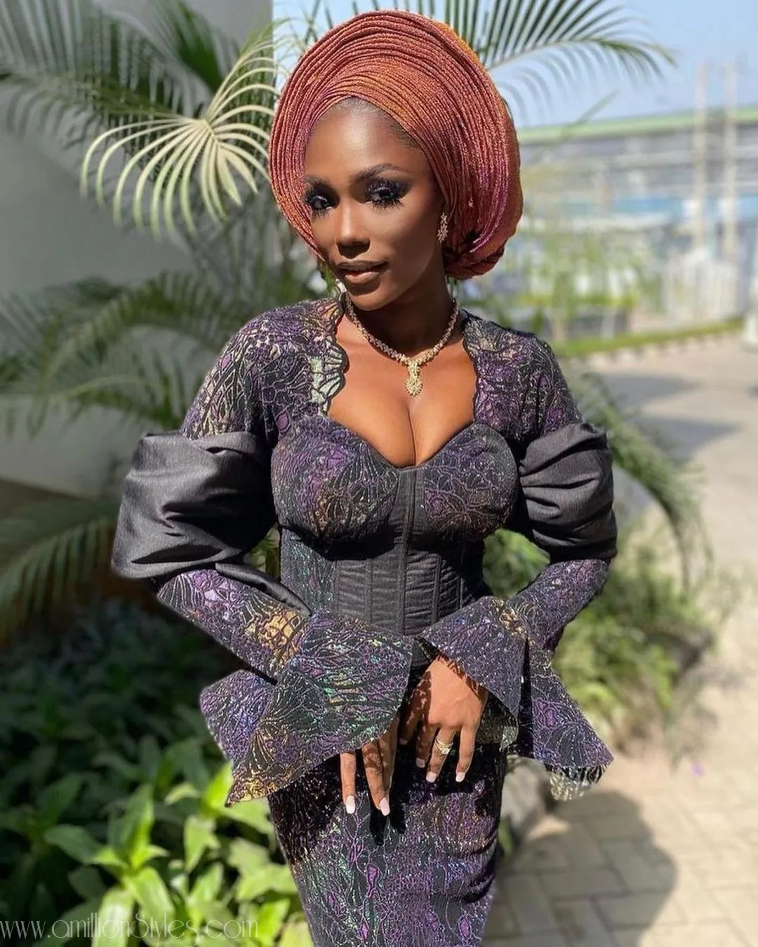 Exquisite Nigerian Lace Asoebi Styles-Volume 50