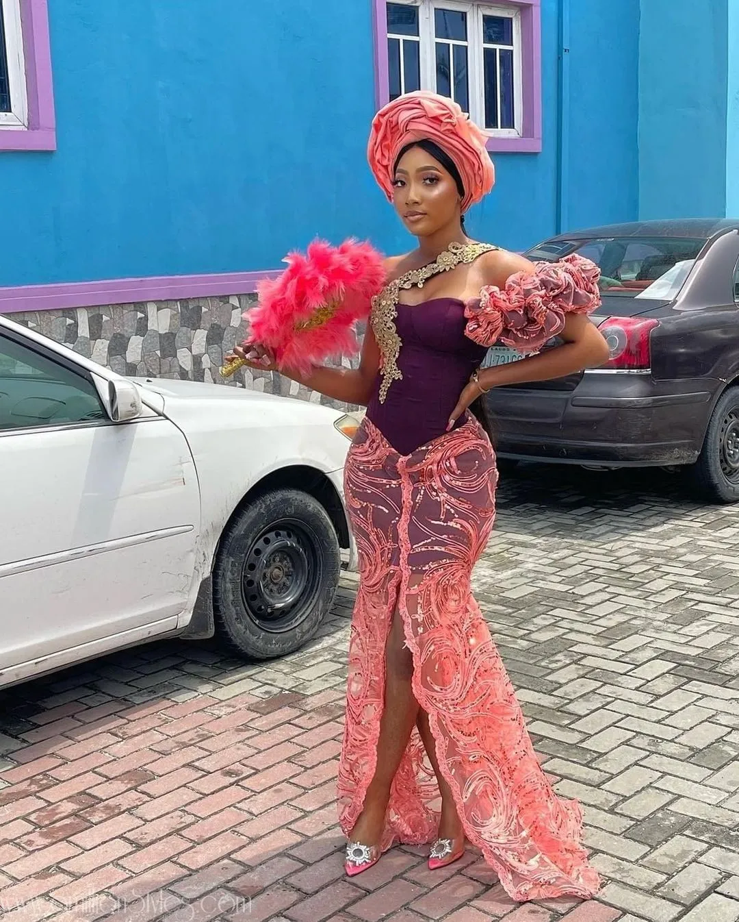 Exquisite Nigerian Lace Asoebi Styles- Volume 51