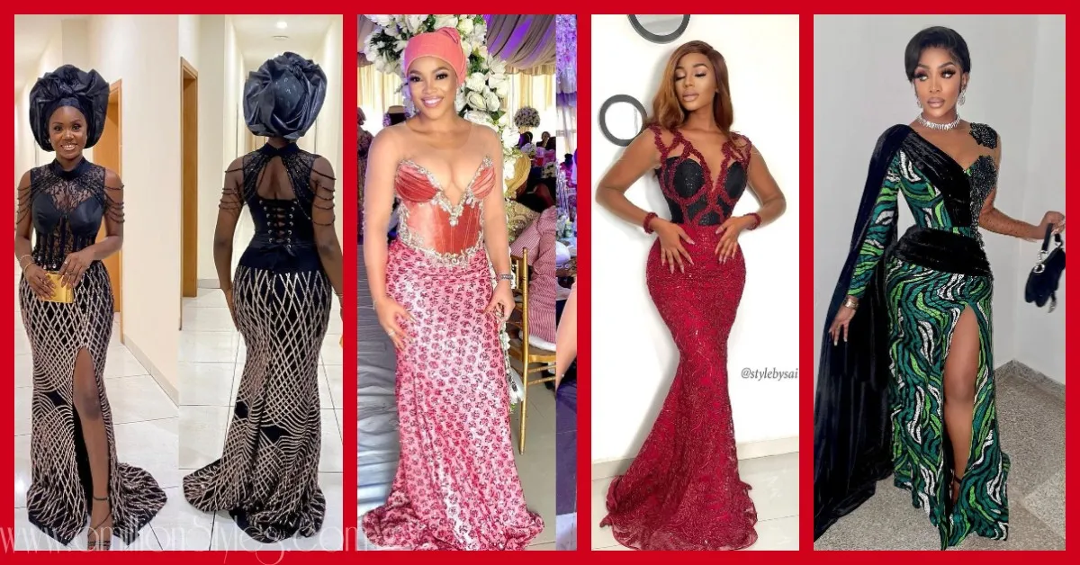 Exquisite Nigerian Lace Asoebi Styles-Volume 50