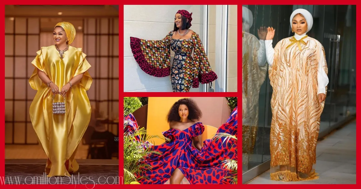 Mercy Aigbe, Others Stun In These 8 Rich Aunty Maxi Styles