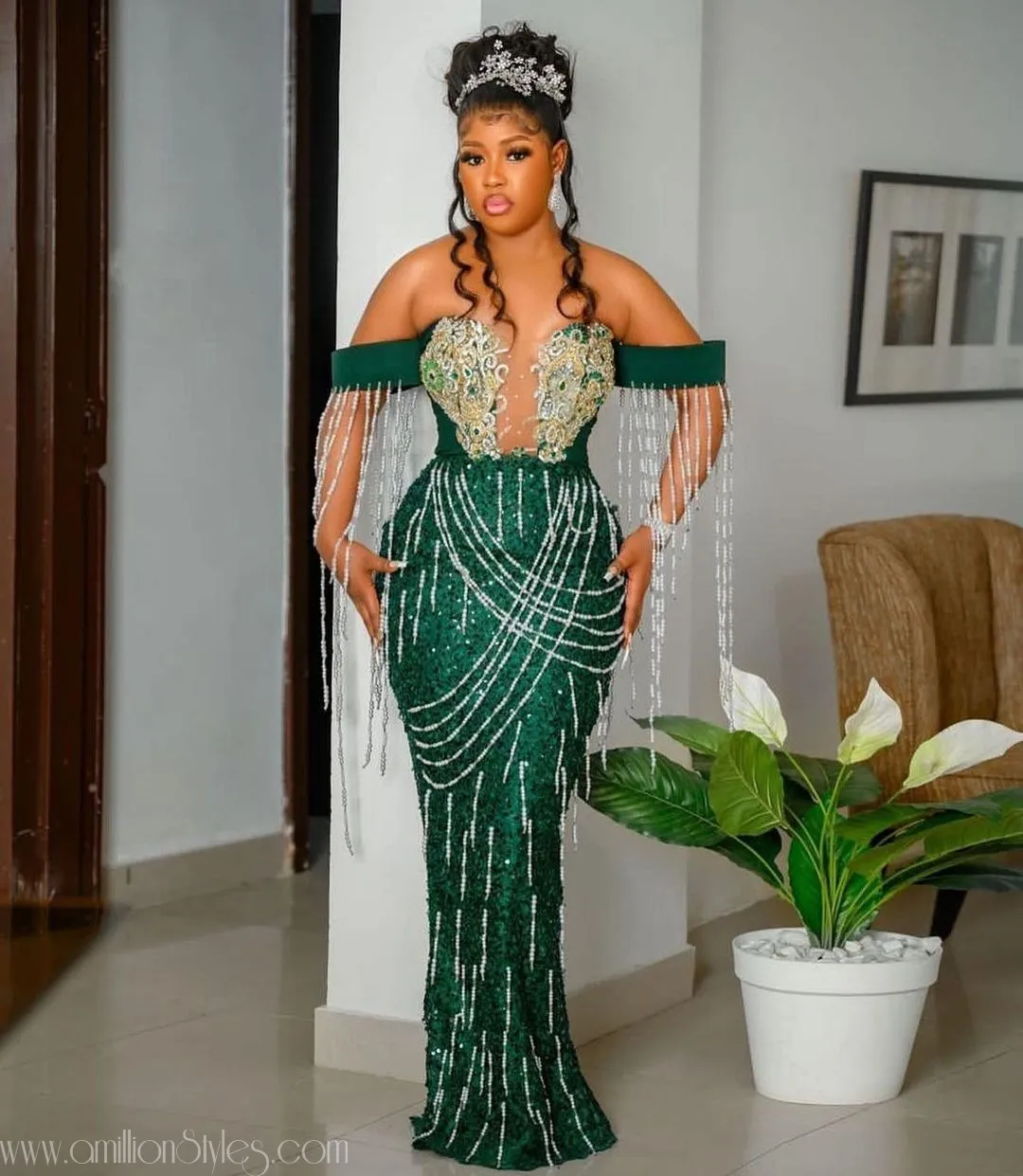 10 Nigerian Wedding Reception Dresses For Brides