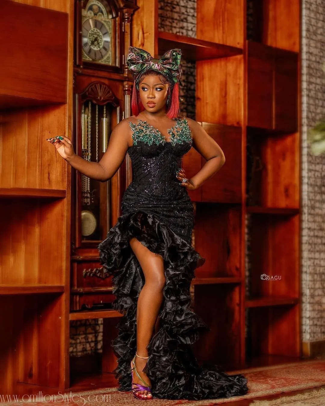 Exquisite Nigerian Lace Asoebi Styles-Volume 53