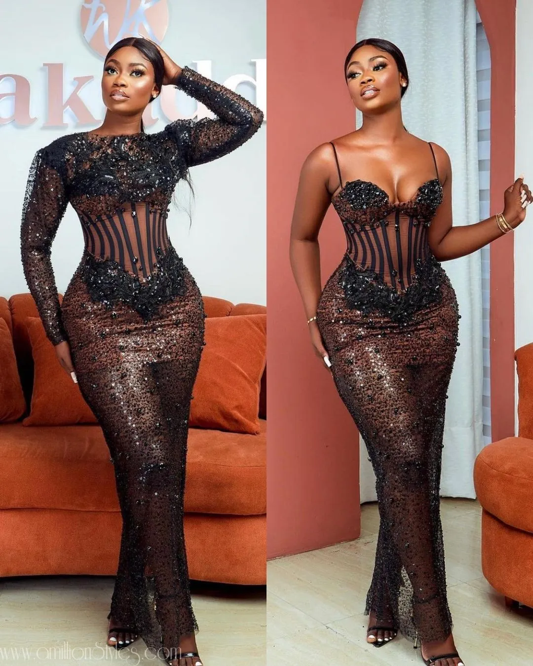 Exquisite Nigerian Lace Asoebi Styles-Volume 53