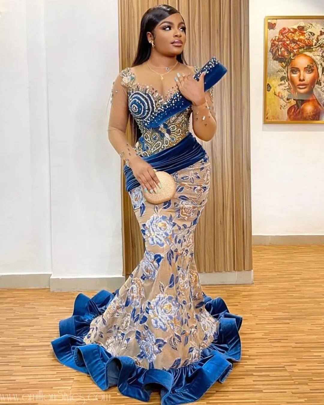 Exquisite Nigerian Lace Asoebi Styles-Volume 53