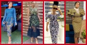 You'll Take A Second Look At This Lace And Ankara Mix Styles