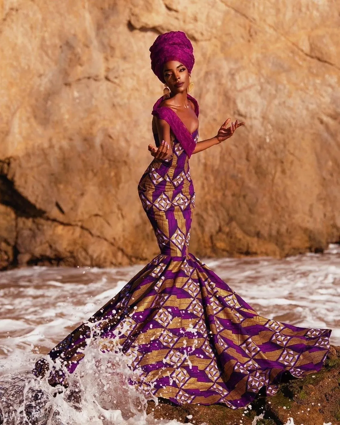 Swoon Over These 12 Beautiful Long Ankara Dresses