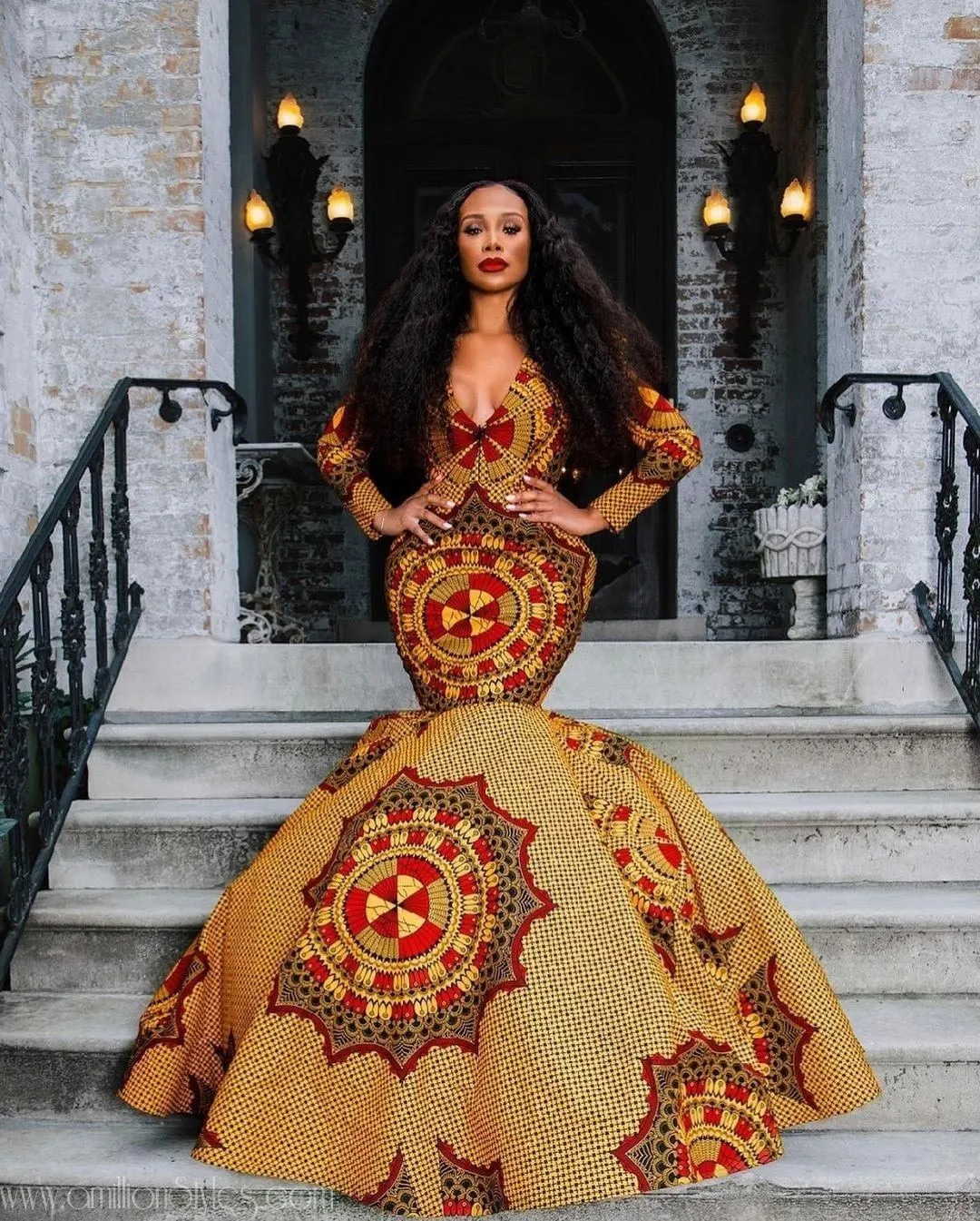 Swoon Over These 12 Beautiful Long Ankara Dresses