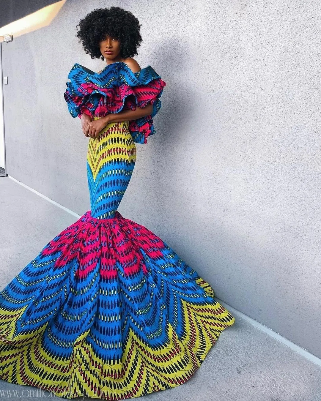 Swoon Over These 12 Beautiful Long Ankara Dresses