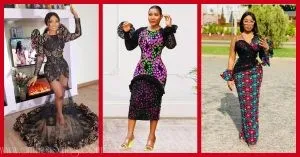 8 Fantastic Lace And Ankara Mix Dresses