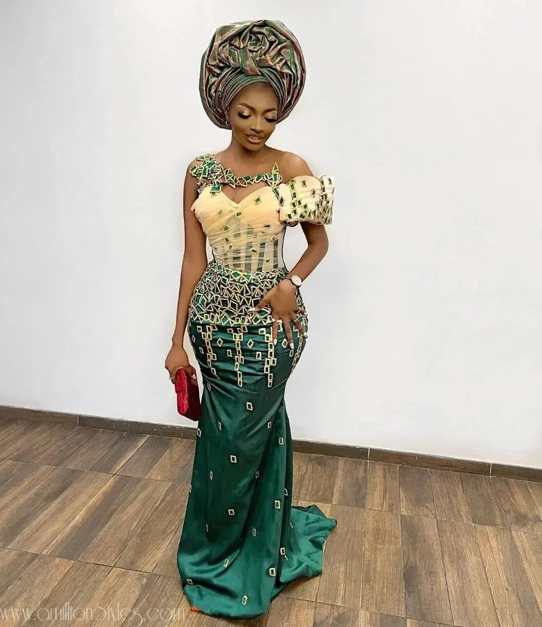 Beautiful Celebrity Asoebi Styles At Rita Dominic's Wedding