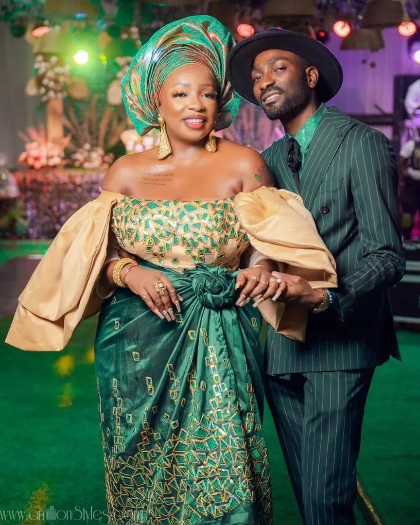 Beautiful Celebrity Asoebi Styles At Rita Dominic's Wedding